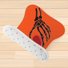 Load image into Gallery viewer, Ti Amo I love you - Exclusive Brand - Orange - Skeleton Hands with Heart  - Big Paws Pet Rug
