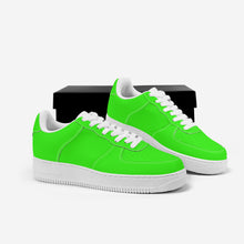 Load image into Gallery viewer, Ti Amo I love you - Exclusive Brand - Florescent Green - Skeleton Hands with Heart - Low Top Unisex Sneakers
