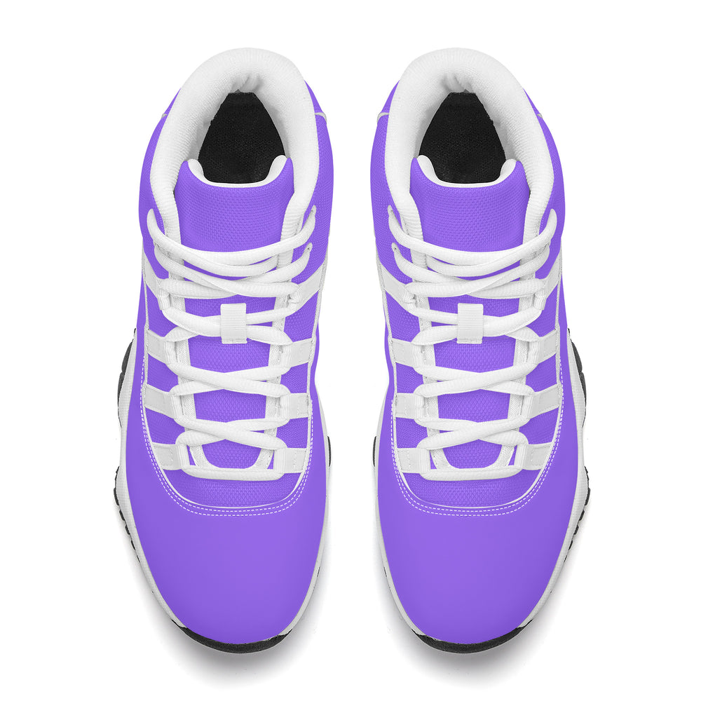 Ti Amo I love you - Exclusive Brand - Heliotrope 3 - High Top Air Retro Sneakers - White Soles