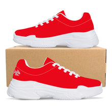 Load image into Gallery viewer, Ti Amo I love you - Exclusive Brand - Ferrari Red - Angry Fish - Chunky Sneakers - White Soles
