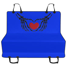 Load image into Gallery viewer, Ti Amo I love you - Exclusive Brand - Blue Blue Eyes - Skeleton Hands with Heart - Car Pet Seat Covers
