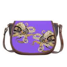 Load image into Gallery viewer, Ti Amo I love you - Exclusive Brand - Heliotrope 3 - Octopi - Saddle Bag
