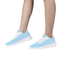 Load image into Gallery viewer, Ti Amo I love you  - Exclusive Brand - Regent St Blue - White Heart - Air Mesh Running Shoes - White Soles
