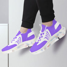 Load image into Gallery viewer, Ti Amo I love you - Exclusive Brand - Heliotrope 3 - Mens / Womens - Air Max React Sneakers - White Soles
