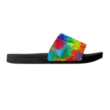 Load image into Gallery viewer, Ti Amo I love you - Exclusive Brand - Rainbow - Womens - Slide Sandals - Black Soles
