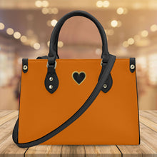 Load image into Gallery viewer, Ti Amo I love you - Exclusive Brand - Mango Tango - Luxury Womens PU Tote Bag - Black Straps
