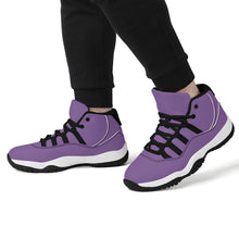 Load image into Gallery viewer, Ti Amo I love you - Exclusive Brand - Dusty Purple - Skeleton Hands with Heart -  High Top Air Retro Sneakers - Black Laces
