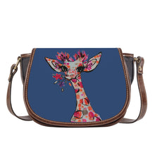 Load image into Gallery viewer, Ti Amo I love you - Exclusive Brand - San Juan - Giraffe- Saddle Bag
