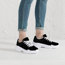 Load image into Gallery viewer, Ti Amo I love you - Exclusive Brand - Black - Angry Fish - Chunky Sneakers - White Soles
