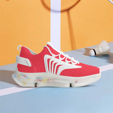 Load image into Gallery viewer, Ti Amo I love you - Exclusive Brand - Red Pink - Mens / Womens - Air Max React Sneakers - White Soles
