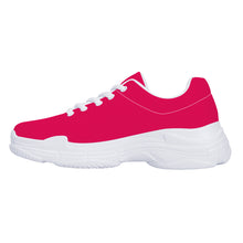 Load image into Gallery viewer, Ti Amo I love you - Exclusive Brand - Bright Hot Pink - Angry Fish - Chunky Sneakers - White Soles
