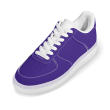 Load image into Gallery viewer, Ti Amo I love you - Exclusive Brand - Purple Monster - Skelton Hands with Heart - Transparent Low Top Air Force Leather Shoes
