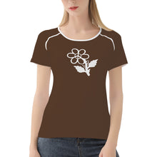 Load image into Gallery viewer, Ti Amo I love you - Exclusive Brand - Tuk Tuk - White Daisy - Women&#39;s T shirt
