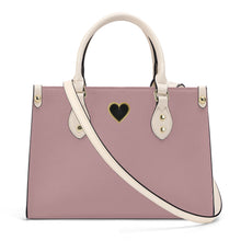 Load image into Gallery viewer, Ti Amo I love you - Exclusive Brand  - Eunry - Luxury Womens PU Tote Bag - Cream Straps
