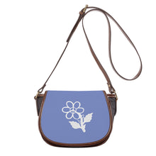 Load image into Gallery viewer, Ti Amo I love you - Exclusive Brand - Mood Mode - White Daisy - Saddle Bag
