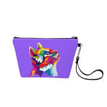 Load image into Gallery viewer, Ti Amo I love you - Exclusive Brand - Heliotrope 3 - Cat - Sling Cosmetic Bag
