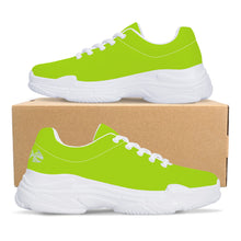 Load image into Gallery viewer, Ti Amo I love you - Exclusive Brand - Yellowish Green - Angry Fish - Chunky Sneakers - White Soles
