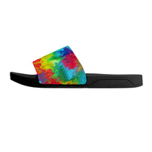 Load image into Gallery viewer, Ti Amo I love you - Exclusive Brand - Rainbow - Womens - Slide Sandals - Black Soles
