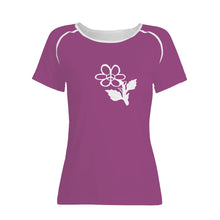 Load image into Gallery viewer, Ti Amo I love you - Exclusive Brand - Cannon Pink - White Daisy - Women&#39;s T shirt - Sizes XS-2XL
