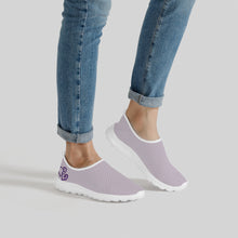 Load image into Gallery viewer, Ti Amo I love you - Exclusive Brand - Pale Slate - Double Purple Heart - Women&#39;s Mesh Running Shoes
