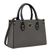 Load image into Gallery viewer, Ti Amo I love you - Exclusive Brand - Vampire Grey - Luxury Womens PU Tote Bag - Black Straps
