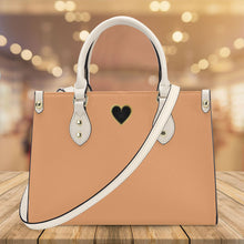 Load image into Gallery viewer, Ti Amo I love you - Exclusive Brand - Tacao - Luxury Womens PU Tote Bag - Cream Straps
