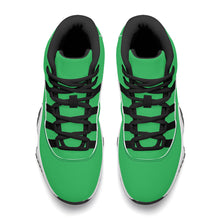 Load image into Gallery viewer, Ti Amo I love you - Exclusive Brand - Jade Green  - Skeleton Hands with Heart -  High Top Air Retro Sneakers - Black Laces
