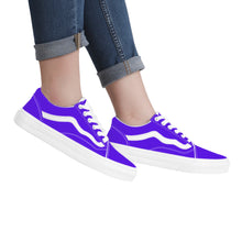 Load image into Gallery viewer, Ti Amo I love you - Exclusive Brand - Dark Purple - Low Top Flat Sneaker
