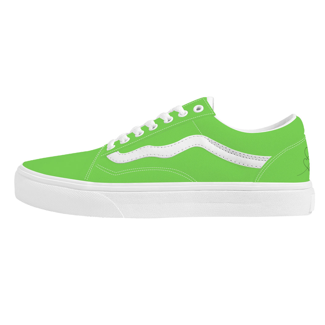 Ti Amo I love you - Exclusive Brand - Pastel Green - Low Top Flat Sneaker