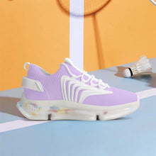 Load image into Gallery viewer, Ti Amo I love you - Exclusive Brand - Light Dusty Lavender - Mens / Womens - Air Max React Sneakers - White Soles
