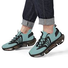 Load image into Gallery viewer, Ti Amo I love you - Exclusive Brand - Shadow Green 2  - Script Double Heart - Air Max React Sneakers - Black Soles
