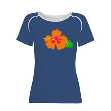 Load image into Gallery viewer, Ti Amo I love you - Exclusive Brand  - San Juan - Hawaiian Flower - Women&#39;s T shirt - Sizes XS-2XL
