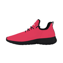 Load image into Gallery viewer, Ti Amo I love you - Exclusive Brand - Radical Red - Lightweight Mesh Knit Sneakers - Black Soles
