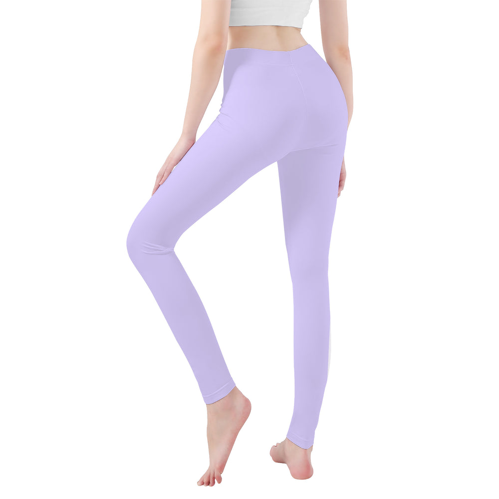 Ti Amo I love you - Exclusive Brand  - Lilac - White Daisy -  Yoga Leggings
