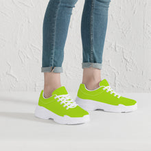 Load image into Gallery viewer, Ti Amo I love you - Exclusive Brand - Yellowish Green - Angry Fish - Chunky Sneakers - White Soles
