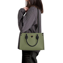 Load image into Gallery viewer, Ti Amo I love you - Exclusive Brand - Clay Creek - Luxury Women PU Tote Bag - Black Straps
