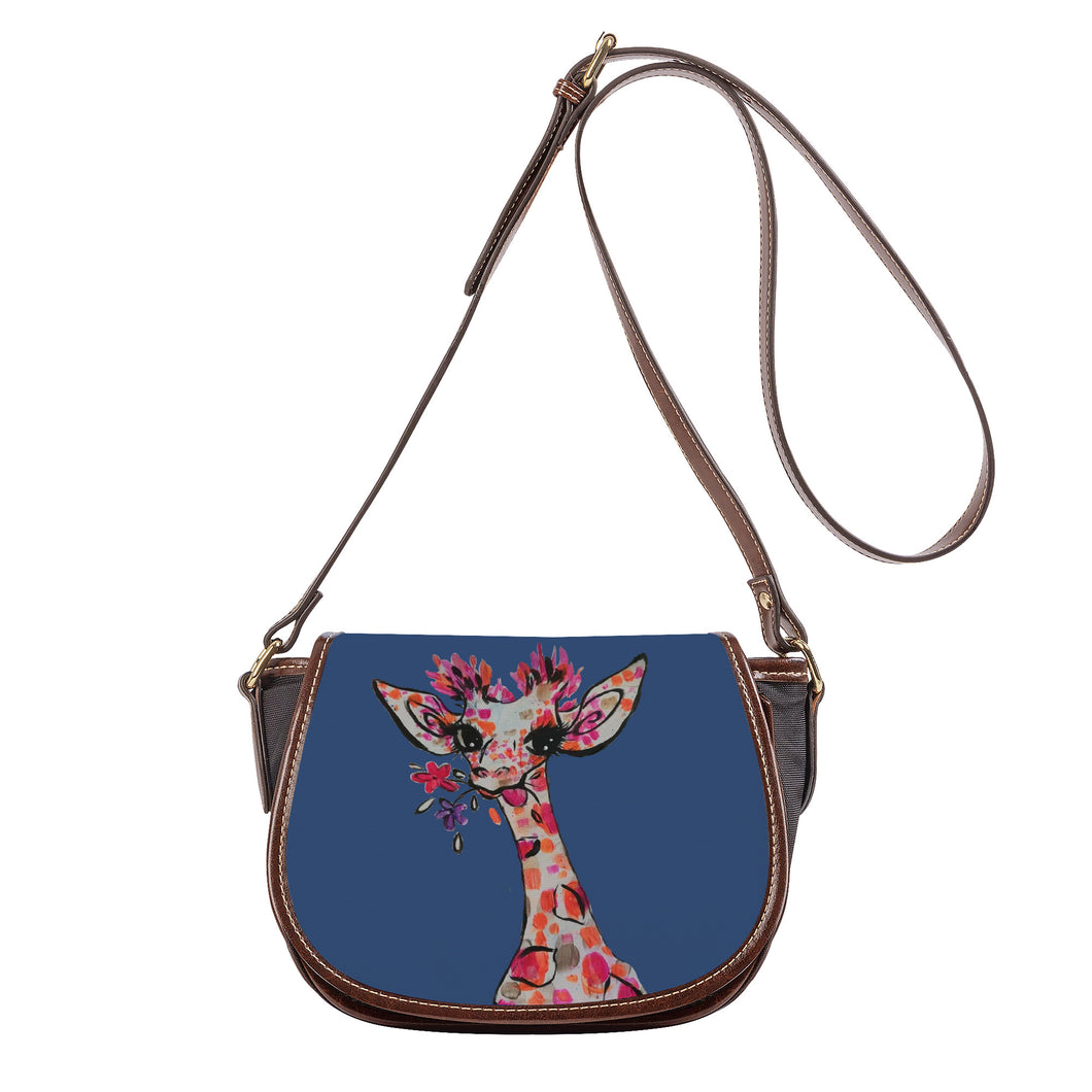 Ti Amo I love you - Exclusive Brand - San Juan - Giraffe- Saddle Bag