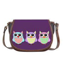 Load image into Gallery viewer, Ti Amo I love you - Exclusive Brand - Bossanova 2 - 3 Owls -  Saddle Bag
