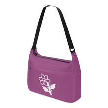 Load image into Gallery viewer, Ti Amo I love you - Exclusive Brand - Cannon Pink - White Daisy -  Journey Computer Shoulder Bag
