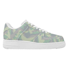 Load image into Gallery viewer, Ti Amo I love you - Exclusive Brand  - Edward, Pansy Posy, Clay Ash, Summer Green Camouflage-  Low Top Unisex Sneakers
