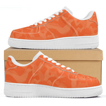 Load image into Gallery viewer, Ti Amo I love you - Exclusive Brand  - Orange Camouflage - Low Top Unisex Sneakers
