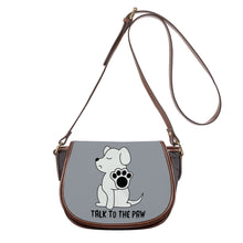 Load image into Gallery viewer, Ti Amo I love you - Exclusive Brand - Gray Chateau - Talk to the Paw -  Saddle Bag
