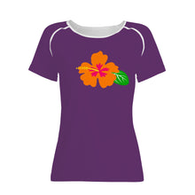 Load image into Gallery viewer, Ti Amo I love you - Exclusive Brand - Bossanova 2 - Hawaiian Flower - Women&#39;s T shirt - Sizes XS-2XL
