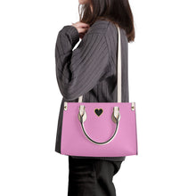 Load image into Gallery viewer, Ti Amo I love you - Exclusive Brand - Pinky Tascadero - Luxury Womens PU Tote Bag - Cream Straps
