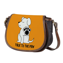 Load image into Gallery viewer, Ti Amo I love you - Exclusive Brand - Golden Bell - Talk to the Paw -  Saddle Bag
