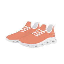 Load image into Gallery viewer, Ti Amo I love you - Exclusive Brand  - Vivid Tangerine - Mens / Womens - Flex Control Sneakers- White Soles
