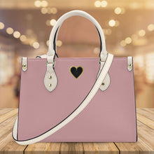 Load image into Gallery viewer, Ti Amo I love you - Exclusive Brand - Pale Chestnut - Luxury Womens PU Tote Bag - Cream Straps
