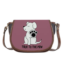 Load image into Gallery viewer, Ti Amo I love you - Exclusive Brand - Raspberry Glacé  - Talk to the Paw -  Saddle Bag
