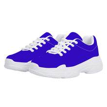 Load image into Gallery viewer, Ti Amo I love you - Exclusive Brand - Violet Blue - Angry Fish - Chunky Sneakers - White Soles
