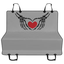 Load image into Gallery viewer, Ti Amo I love you - Exclusive Brand - Silver Chalice - Skeleton Hands with Heart - Pet Seat Covers
